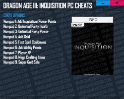 Трейнеры и читы для Dragon Age: Inquisition